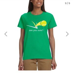 areyousure T-Shirt with Tennis Design